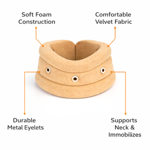 Adjustable Cervical Neck Collar Support Brace | Soft Foam Pain Relief Posture Corrector Neck Support Injury Recovery Daily Wear - Product Image 5