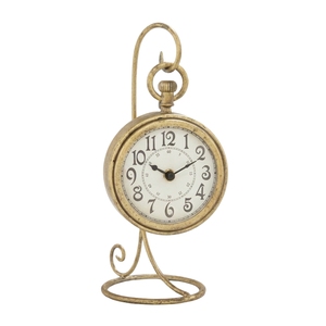 Custom Antique Metal Swivel <b>Desk</b> <b>Clock</b> Vintage Style Roman Numerals <b>Desk</b> <b>Clock</b> for Luxury Corporate Gift For Gifting - Product Image 4