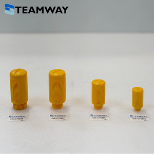 TEAMWAY Silenciador Neumático de Plástico Serie CW-CT, Reductor de Ruido de Escape de Aire, Rosca de 1/8", 1/4", 3/8", 1/2" - Product Image 2