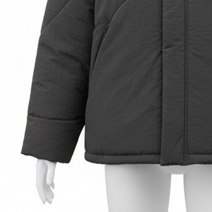 เสื้อแจ็คเก็ตพัฟเฟอร์แฟชั่นคุณภาพสูง ผ้าไนลอนยับ 100% พร้อมใยสังเคราะห์ 200 กรัมต่อตารางเมตร - Product Image 5