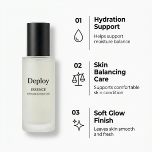 Camellia Hydrating Skin Essence 55ml Korean Made Lightweight Moisture OEM Manufacturer Supplier - Product Image 6