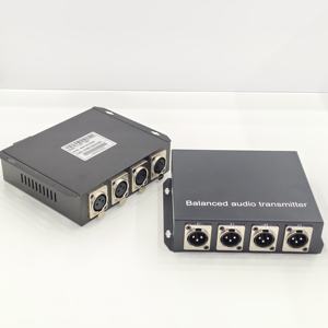Convertisseur audio XLR bidirectionnel 4 canaux sur fibre optique, émetteur audio équilibré - Product Image 2