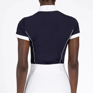 Outdoor Sports Women's Lightweight Horse Racing Wear Ladies Lace Show <b>Shirt</b> Design Sports And Outdoor Short Sleeve Rider <b>Shirts</b> - Product Image 4
