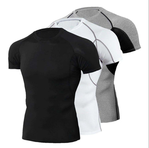 เสื้อยืดคอกลมแขนยาวผู้ชายแบบกระชับทรงปกติ - ปรับแต่งได้ ป้องกันรอยยับ ระบายอากาศได้ดี เป็นมิตรกับสิ่งแวดล้อม ผลิตจากโพลีเอสเตอร์/ผ้าฝ้าย สไตล์ฮิปฮอป - Product Image 1