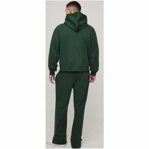 Chándal de moda con capucha de forro polar tecnológico para invierno, venta al por mayor de fábrica, bordado personalizado, con cremallera para hombre - Product Image 2