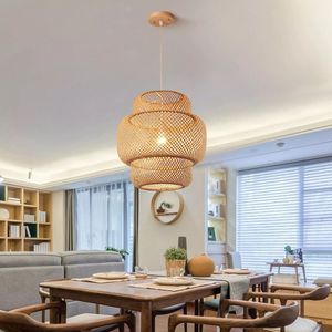 Handmade Natural Bamboo Lampshade Custom Sizes Modern Vintage Design with Minimalist & Traditional Style for Indoor <b>Light</b> Covers - Product Image 6