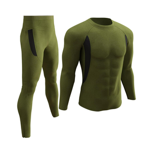 Conjunto Deportivo Rash Guard de Manga Larga para Hombre, Compresión Ajustada, Transpirable, Cómodo, Delgado, de Secado Rápido, Antibacterial - Product Image 2