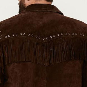 Men's High Quality Slim Fit <b>Suede</b> Leather <b>Jacket</b> High Street Customized Bomber Style Custom Logo Winter Fashion <b>Jackets</b> - Product Image 3