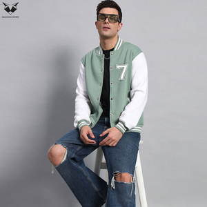 Comfortable Best Color Make Own Newest Style OEM Service Latest Style Soft Fabric Unisex Fashion Streetwear Wool PU Jackets - Product Image 2