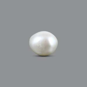 Natural Oval Baroque Keshi Pearl 4 Carat Loose Gemstone for Jewelry Making - Product Image 3