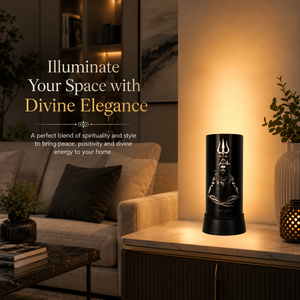Lord Shiva Trishul LED Table Lamp Spiritual Meditation <b>Night</b> <b>Light</b> Decorative Acrylic Bedside Lamp Home Office Temple Gift Decor - Product Image 2