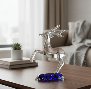 Renos de Estilo Tradicional en Vidrio Blanco con Acabado Brillante de 4-4.9 Pulgadas para Uso en Interiores de Sala de Estar - Product Image 5