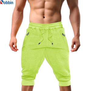 New Arrival Men's Capri Pants Workout Gym Fitness Shorts Casual <b>3</b>/<b>4</b> Jogger Running Breathable Drawstring Pockets Unisex Summer - Product Image 5