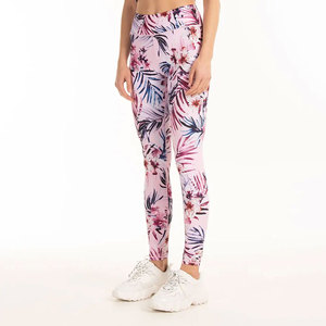 Women's Econex Sports High Waist <b>Leggings</b> Solid Full Length Belly Support Reflective Seamless Elastic <b>Pockets</b> All-Day - Product Image 1
