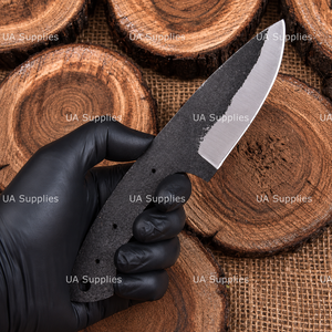 High Quality 1095 High Carbon Steel Full Tang <b>DIY</b> EDC Hunting Survival Camping Blank Blade OEM Customizable Knife Making <b>Kit</b> UA - Product Image 2
