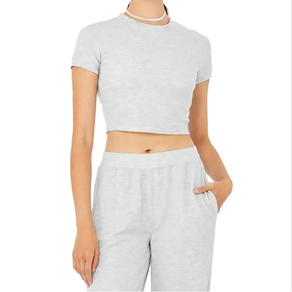 Tuta da donna slim personalizzata tuta da ginnastica in due pezzi con zip autunno felpa con cappuccio da jogging set pantaloni da jogging solidi pantaloni a due pezzi