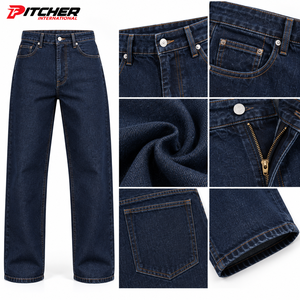 Wholesale <b>Mens</b> <b>Carpenter</b> Streetwear <b>Jeans</b> Heavyweight Cotton Denim Utility Pockets Custom Label - Product Image 6