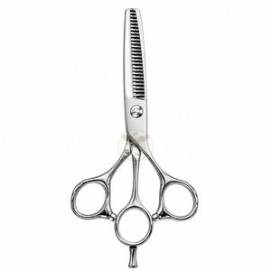 Ciseaux de coiffure professionnels de qualité supérieure pour texturiser et affiner les cheveux, 32 dents, acier inoxydable tranchant, manche long - Product Image 4