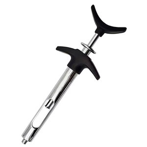 Jeringa Dental Profesional de 1.8 ml, Cuerpo de Acero Inoxidable, Mango de Plástico Negro, Instrumentos Médicos Dentales Reutilizables para Anestesia - Product Image 4