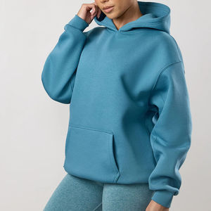 Sudadera con Capucha de Felpa para Mujer, Estilo Relajado con Hombros Caídos, Antiarrugas, Transpirable, con Bordado 3D Frontal, Estilo Urbano, ¡Gran Venta! - Product Image 1
