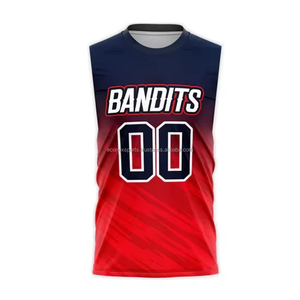 Venta al por mayor de compresión personalizada 7v7 bandera uniformes de fútbol 7v7 Jersey sin mangas para hombres ropa de fútbol americano - Product Image 3