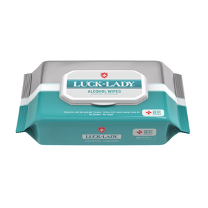 Toallitas Húmedas con Alcohol Medicinal Luck Lady, 50 Unidades, Premium, No Tejidas, Ecológicas, Extra Suaves, Desinfectantes, 99.9% Purificadas, RO Vietnam - Product Image 2