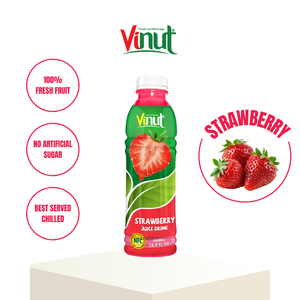 Pour purée de jus de fraise 500ml en bouteille PET, fournisseur en gros OEM ODM à marque privée, Vietnam - Product Image 1