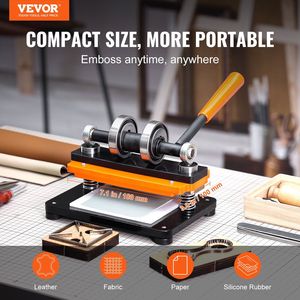 Máquina troqueladora de ejes de guía dual 7,1X3,9 Placa de grabado Manual 0,47 Cortador de cuero de carrera de presión Varias artesanías de cuero - Product Image 2