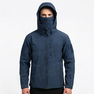<b>Soft</b> <b>Shell</b> <b>Men's</b> Windbreaker <b>Jacket</b> Waterproof Lightweight Hooded Hiking Breathable Polyester Nylon Windbreaker hooded <b>jackets</b> - Product Image 4