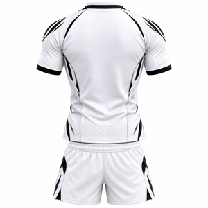 Custom <b>Rugby</b> League Uniform Set with Personalized Colors Number Printing Durable Polyester Fabric and Matching <b>Shorts</b> for Sports - Product Image 3
