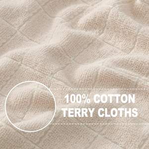 Paños de Cocina de Microfibra Tejida (Beige 13x28 Pulgadas) de Color Sólido, Secado Rápido, Ecológicos, 250gsm, Suaves y Súper Absorbentes - Product Image 6