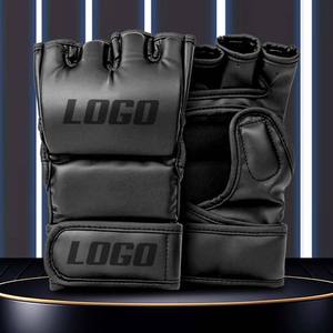 ถุงมือ MMA สำหรับนักมวยอาชีพ แบบเปิดนิ้ว สำหรับฝึกซ้อมมวยไทย บราซิลเลี่ยนยิวยิตสู คิกบ็อกซิ่ง รับผลิตตามแบรนด์ OEM - Product Image 5