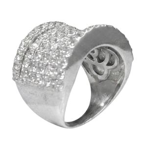 Anillo Unisex Gemvanity SR1455 Chapado en Oro de 14K, Diseño Clásico de Lujo Cristiano con Moissanita de Corte Brillante - Product Image 1