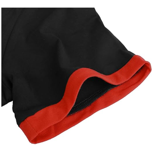 เสื้อยืดผู้ชายทรงสลิมฟิตตัดเย็บสีไล่ระดับสีตัดกันแขนสั้นผ้าฝ้ายแฟชั่นลำลองเสื้อยืด - Product Image 4