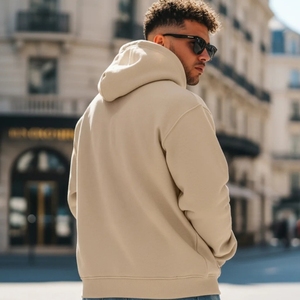 Sudadera con Capucha Personalizada de Otoño e Invierno para Hombre y Mujer, Algodón de Alta Calidad, Talla Grande, Sin Cordón, Estampado Personalizado - Product Image 6