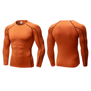 High Quality Rash Guard Gym Fitness <b>Compression</b> <b>Shirt</b> Custom Logo Sportswear Manufacturer Wholesale - Product Image 1