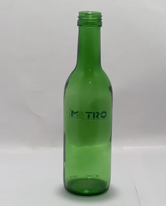 Bouteille en verre vert Bordeaux de 180 ml pour vin, liqueur, huile d'olive, vinaigre, emballage de boissons, bouteille vide réutilisable, approvisionnement en vrac - Product Image 5