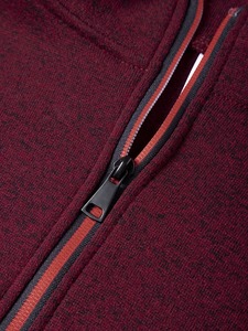 BLUE EAGLE SPORTS Survêtement léger en polyester pour homme, couleur bordeaux, demi-zip, manches longues, couleur unie, décontracté, pour l'hiver, avec poches latérales - Product Image 5