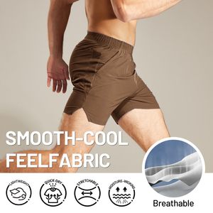 Shorts de sport pour homme à séchage rapide, légers, en coton, style vintage, taille élastique, confortables et à motifs. - Product Image 5