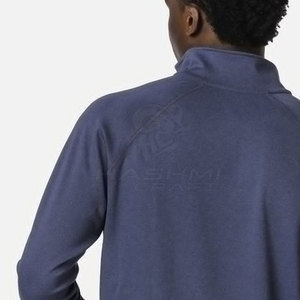 Sweat-shirt à col zippé pour homme de qualité supérieure, tissu en polaire doux, chaud et confortable, pull décontracté d'hiver pour un usage quotidien - Product Image 6