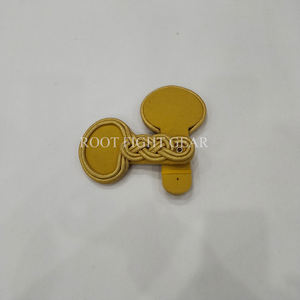 Insignia bordada de alta calidad en oro para epaulettes, para uniformes de protocolo y trajes. - Product Image 3