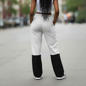 กางเกงทรงบэгกี้คุณภาพพรีเมียมปี 2026 สำหรับผู้หญิง ทรงขาบาน ปักโลโก้ตามสั่ง เอวยางยืด สไตล์สตรีทแวร์ - Product Image 2