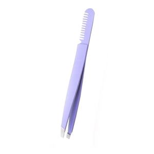 Pinzas para Cejas y Pestañas DANTRIC IMPLANTS, Color Oro Rosa, Punta Inclinada y Plana, Aplicador con Logotipo Personalizado, Juego de 4 Piezas - Product Image 2