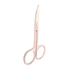 Ciseaux de manucure professionnels en acier inoxydable, ciseaux à sourcils, ciseaux à cuticules extra fins courbés pour manucure et cils - Product Image 4