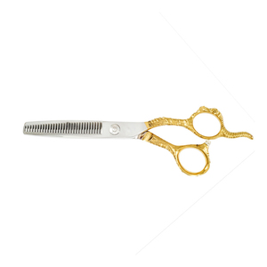 Dernière conception, ciseaux de coiffure professionnels confortables à manche ergonomique, lame en acier inoxydable tranchante, pliables pour hommes, pour la coupe et l'effilage des cheveux - Product Image 6