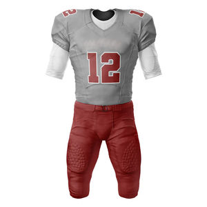 Uniformes de football américain personnalisés de haute qualité en gros, tissu sergé pour jeunes et adultes, maillot de football américain par sublimation - Product Image 6
