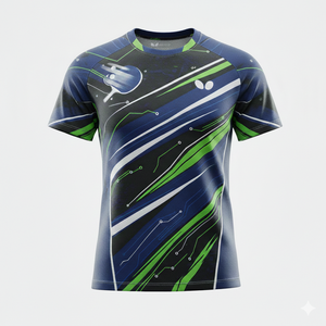 Maillot de tennis de table de haute qualité, séchage rapide, confortable, imprimé par transfert thermique, unisexe pour adultes, logo personnalisé devant et derrière, tissu 180g - Product Image 5