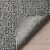 Tapis moderne de haute qualité en laine et soie, noué à la main, à boucles, couleur rouge, motif floral, antidérapant, résistant aux taches