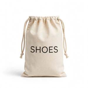 Bolsa de Lona para Zapatos con Cordón Amana Textiles, 7 Pulgadas, Ecológica, Estilo Simple, Bolsa de Almacenamiento de Viaje, Práctica y Reutilizable - Product Image 1