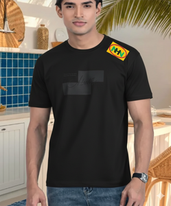 T-shirt pour homme en coton viscose de qualité supérieure, couleur unie, manches courtes, jersey simple, col rond, poche avant, t-shirts décontractés personnalisés - Product Image 2